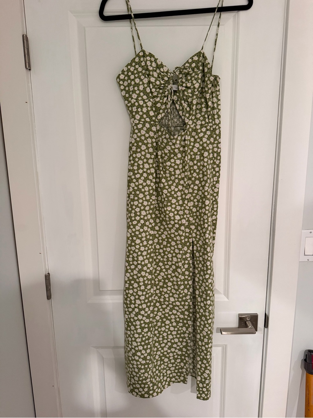 Zara green midi dress